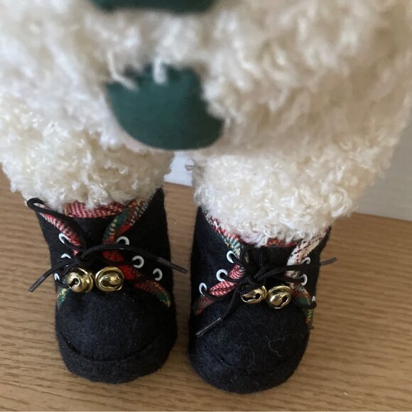 Overly-Raker Cole The Snowman Plush Designer Artisan w Hat Scarf Bell Shoes 1998 - Picture 6 of 10